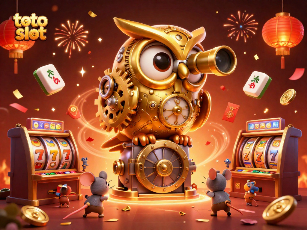 Game toto slot yang seru dengan burung hantu emas dan pelanggan tikus bermain mesin slot
