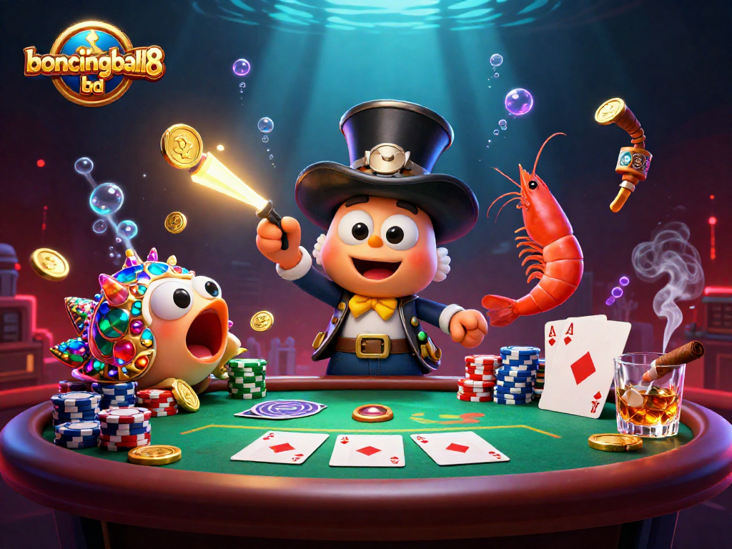 Experience thrilling gameplay at bouncingball8 bd in this ultra-detailed casino scene.