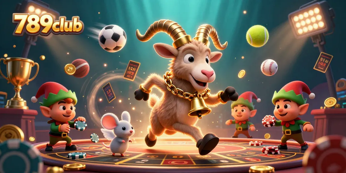 Experience festive fun with the 789club Casino featuring dynamic characters and vibrant gaming action.