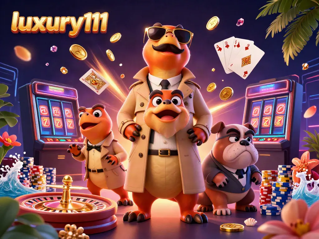 Experience luxury111 with a 3D scene of raptors at a VIP casino, capturing budget-friendly play.
