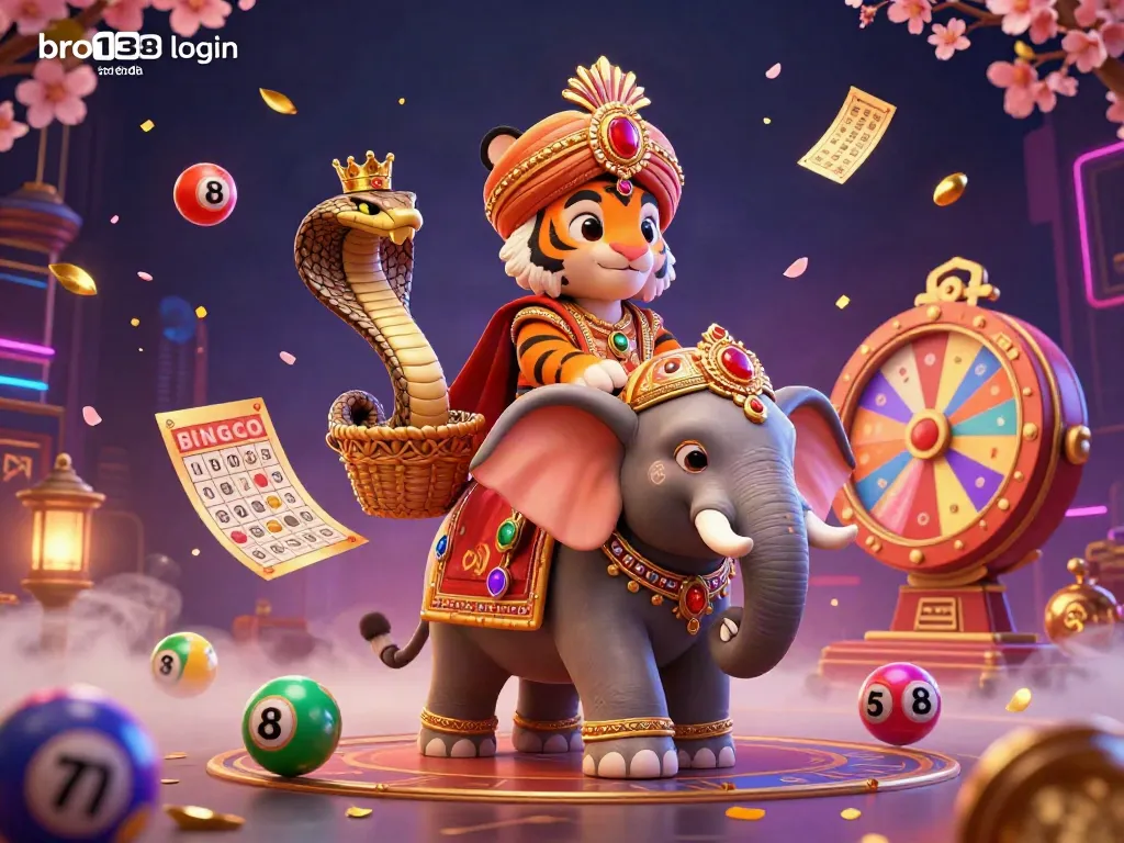 Win big with bro138 login at an engaging casino featuring vibrant 3D illustrations!