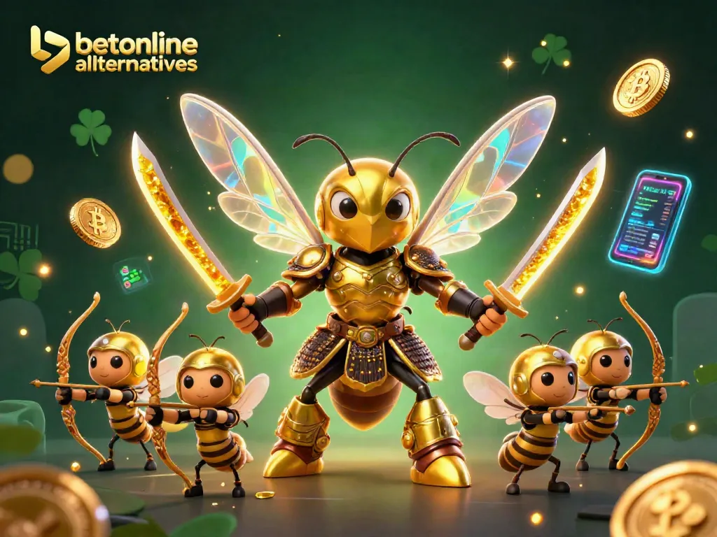 Experience the excitement of betonline alternatives with vibrant casino elements and engaging characters.