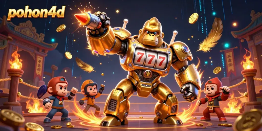 Engage with pohon4d's exciting slot machine action and vibrant gaming atmosphere