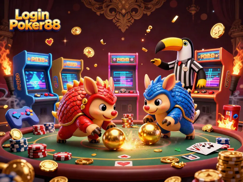 Log in to Poker88 with exciting scenes from a vibrant online casino filled with action!