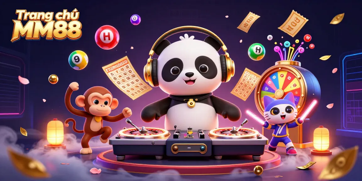 Engage with Trang chủ MM88 featuring vibrant characters in a lively casino scene.