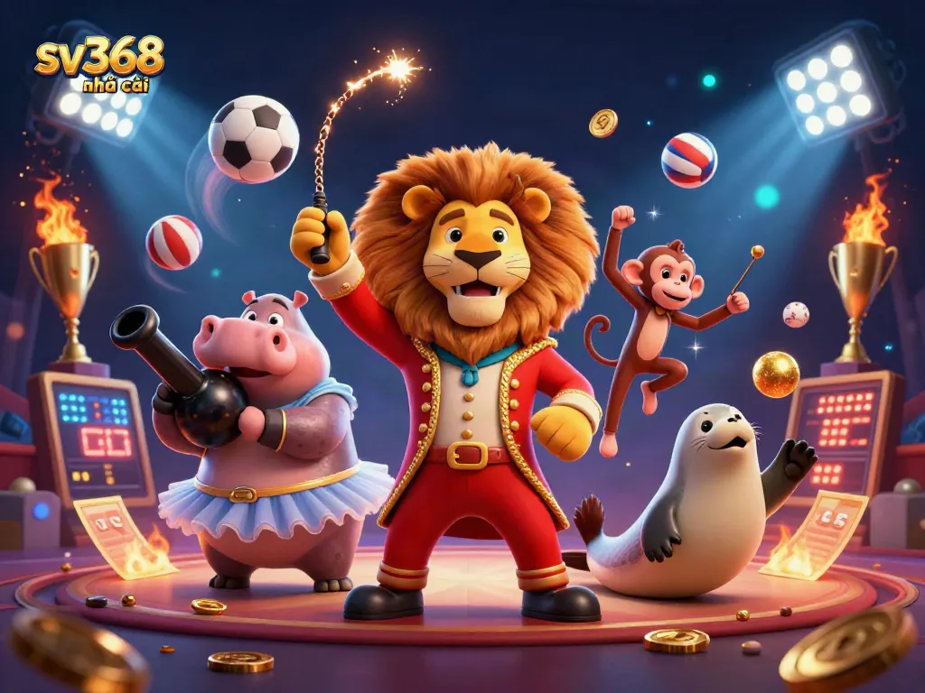 Experience thrilling action at sv368 nhà cái with dynamic characters and vibrant casino elements.