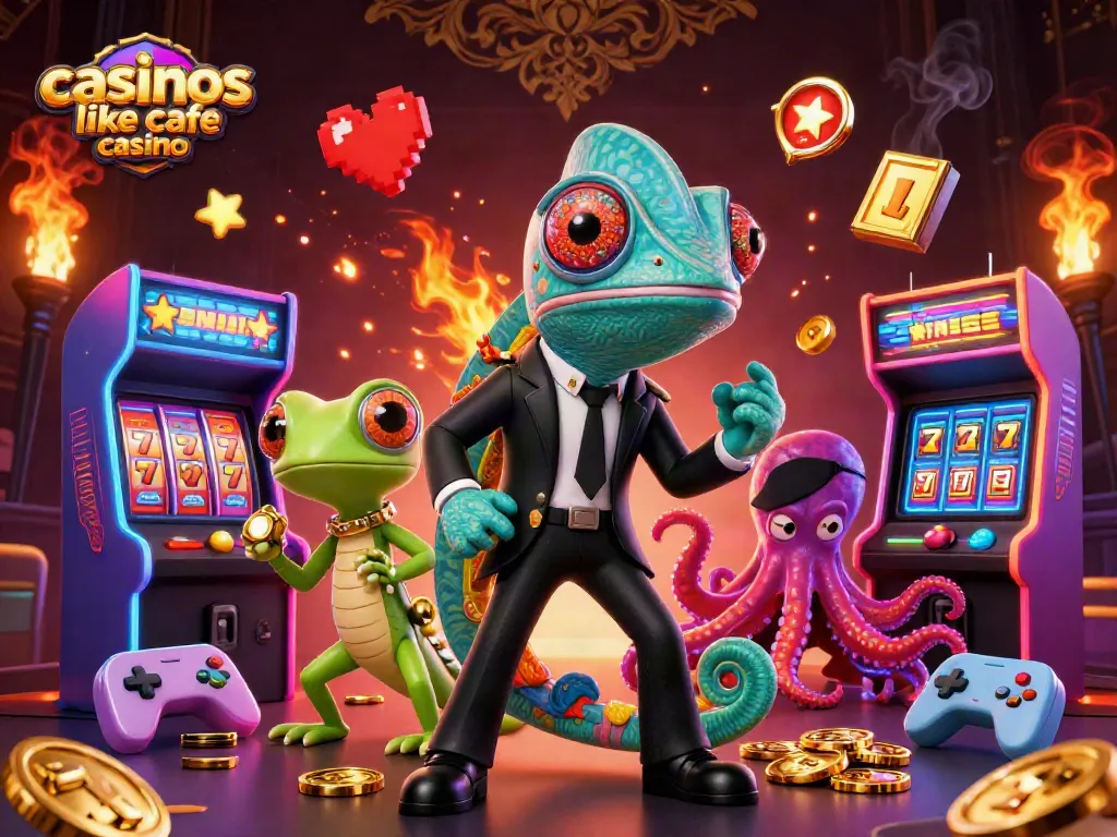Experience the thrill of casinos like Cafe Casino with dynamic games and colorful characters.