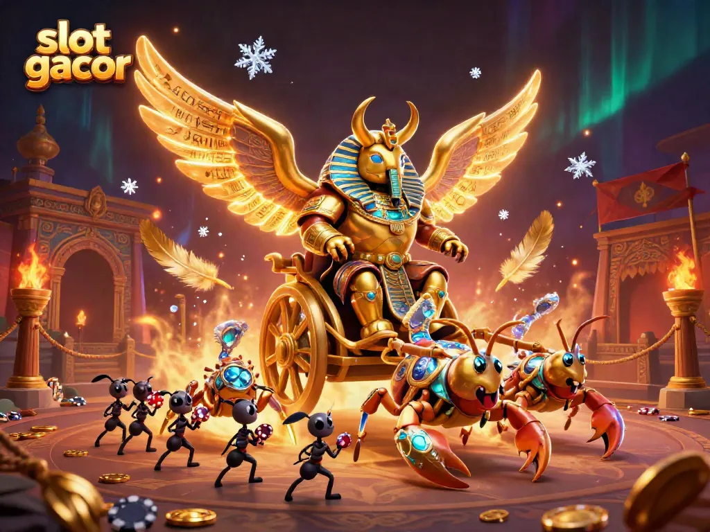 Menangkan slot gacor dengan karakter seru dan elemen kasino yang menakjubkan dalam ilustrasi 3D