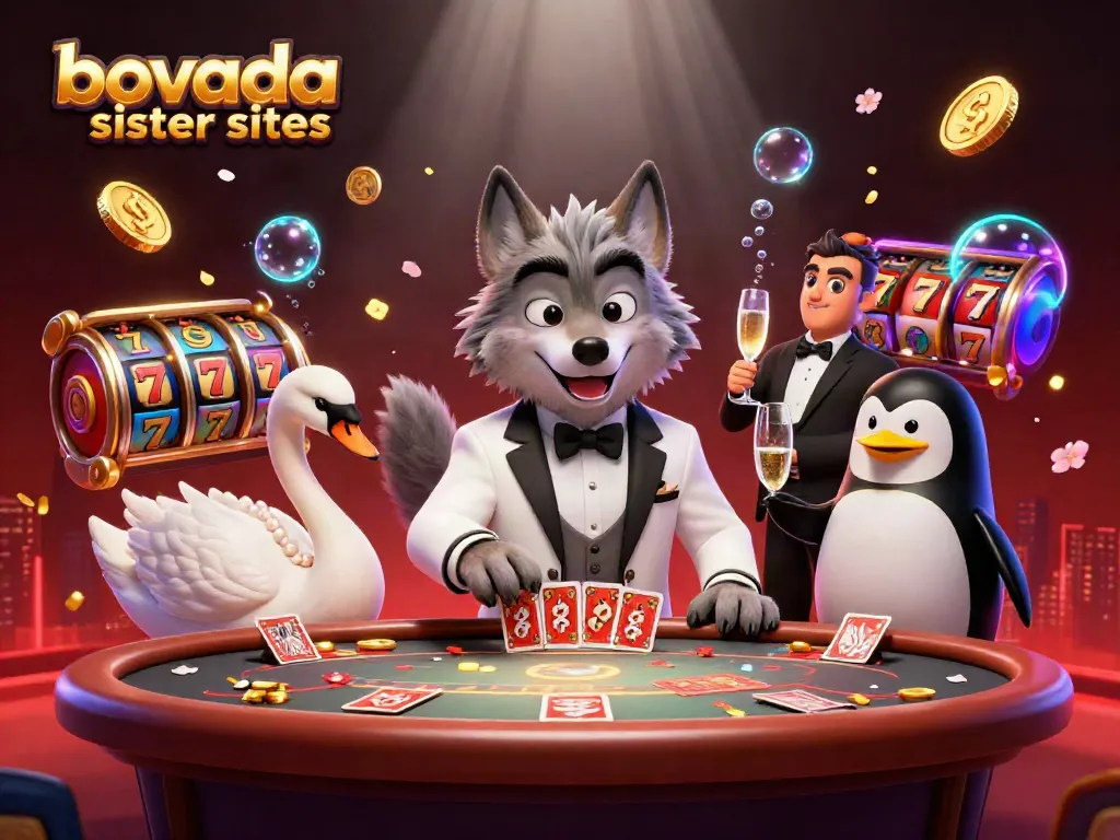 Experience exhilarating gameplay at bovada sister sites featuring captivating characters and dynamic casino elements.