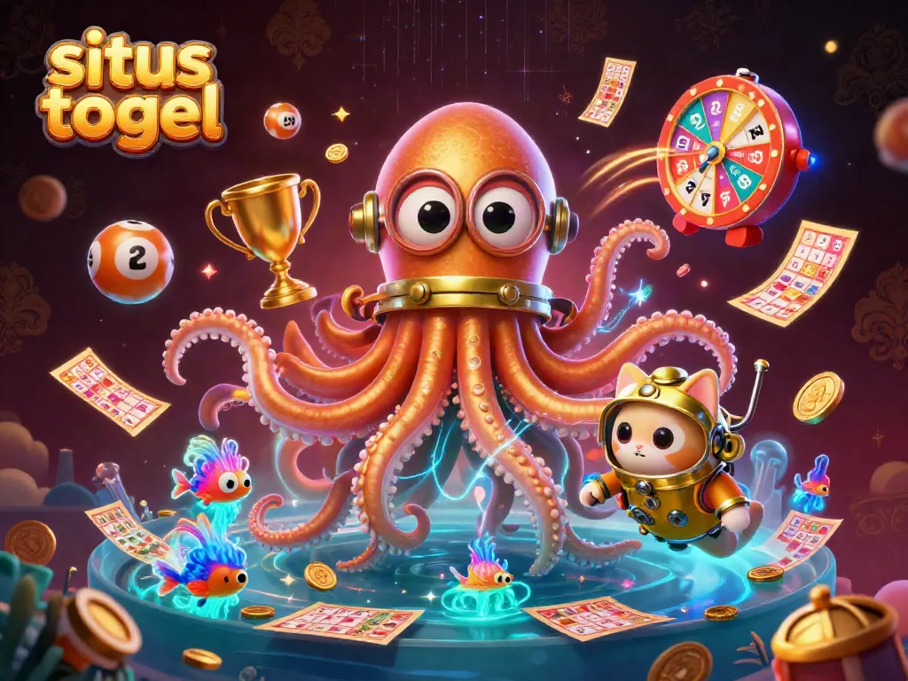 Engage with situs togel and feel the excitement of lottery draws in this vibrant underwater scene.