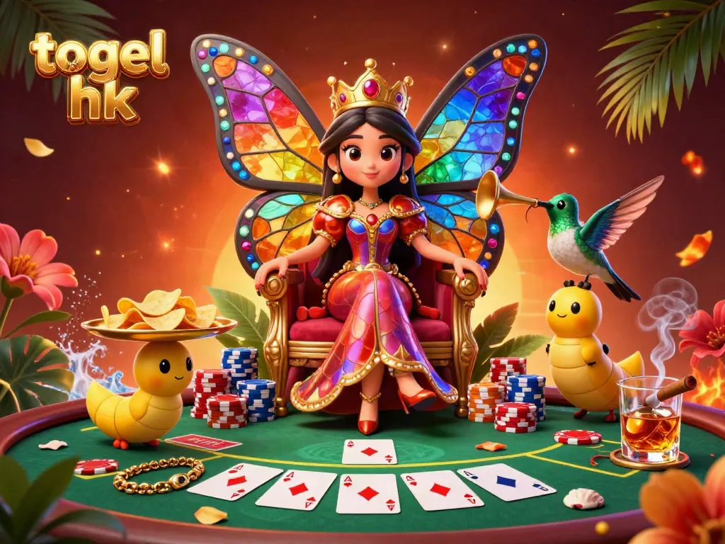 Gambarlah togel hk dengan detail 3D yang luar biasa, menampilkan karakter utama dalam suasana kasino yang meriah.