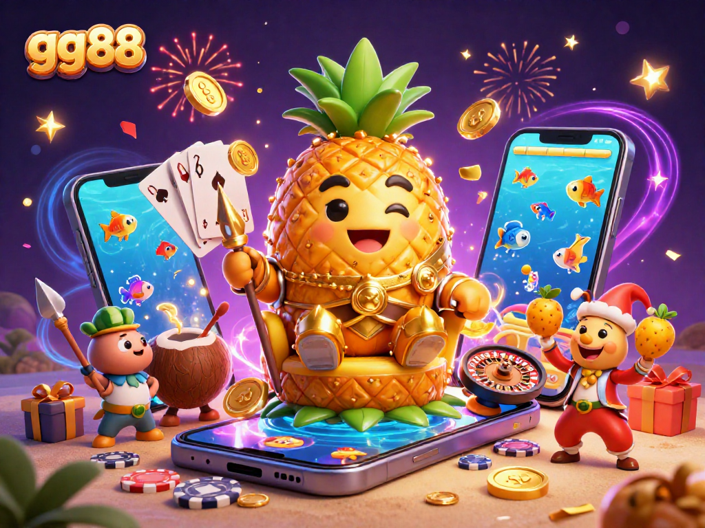 Engage in thrilling fish shooting at gg88 for top rewards with 3D characters and vibrant casino elements.