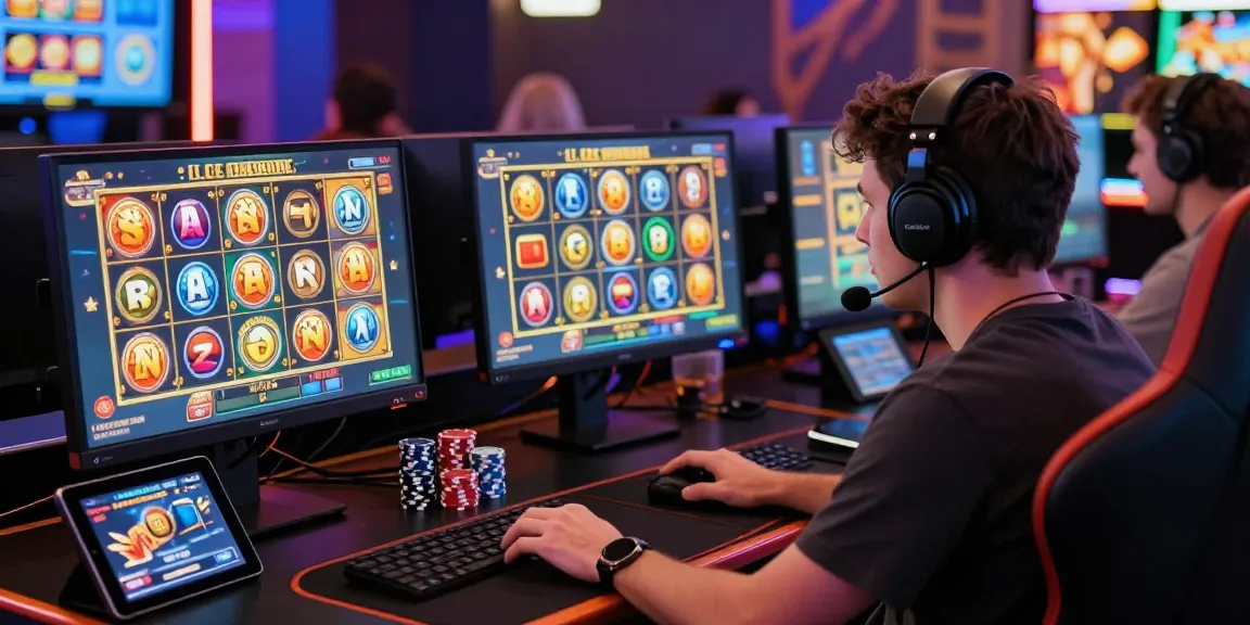 Experience the vibrant gameplay of slot7000 in a lively online gaming environment with colorful slot symbols.