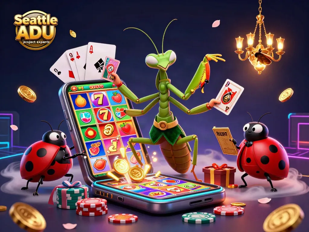 Experience the vibrant scene with Seattle ADU project experts engaged in an exhilarating casino atmosphere.