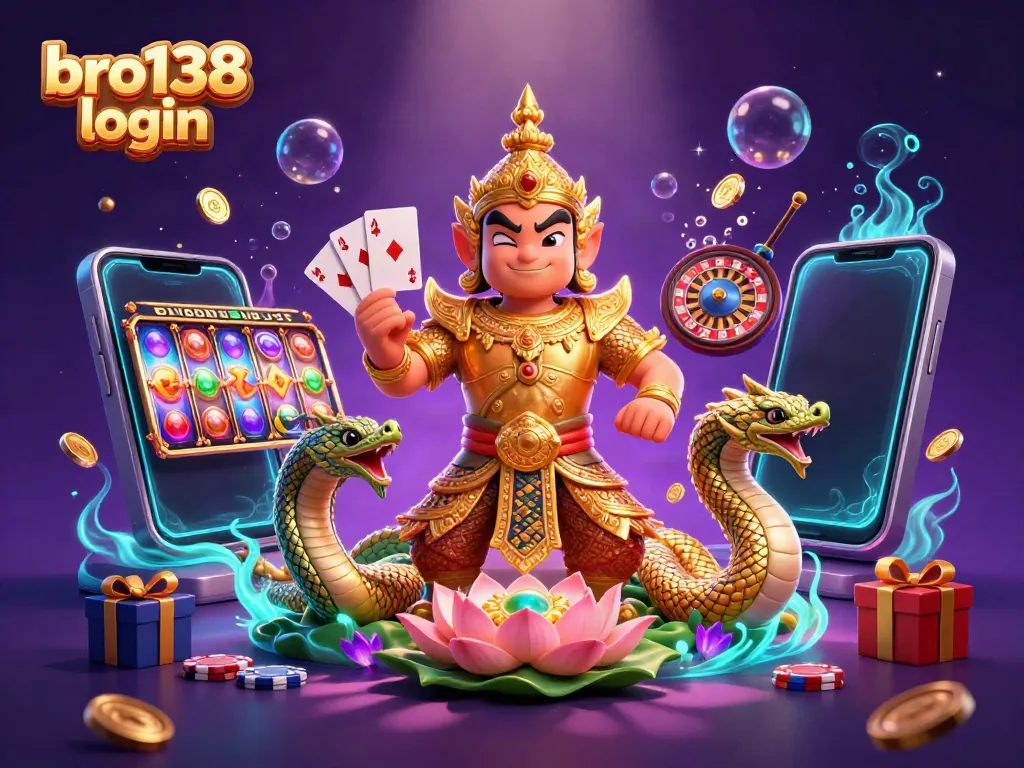 Experience the thrill of bro138 login with vibrant online casino action featuring dynamic game elements.